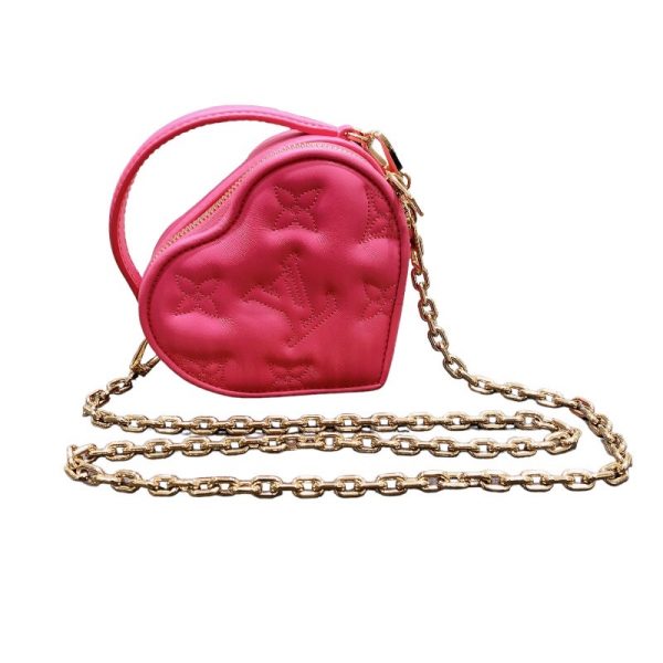 2300039329911 1 LOUIS VUITTON Pop My Heart Pouch Pink Bubble Gram Bag