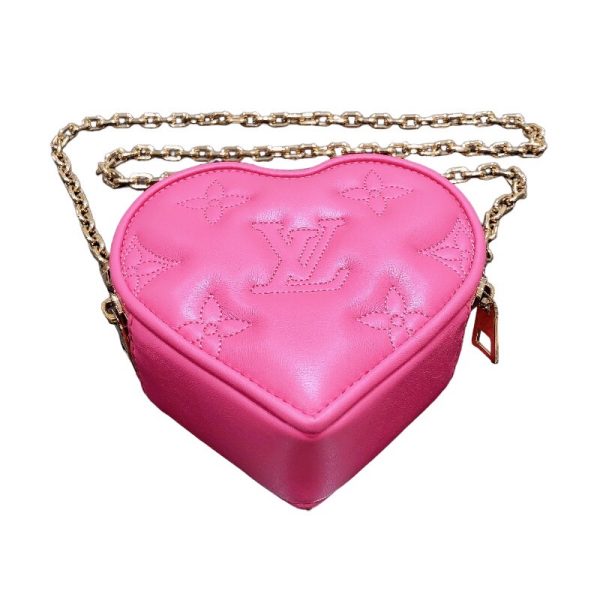 2300039329911 4 LOUIS VUITTON Pop My Heart Pouch Pink Bubble Gram Bag