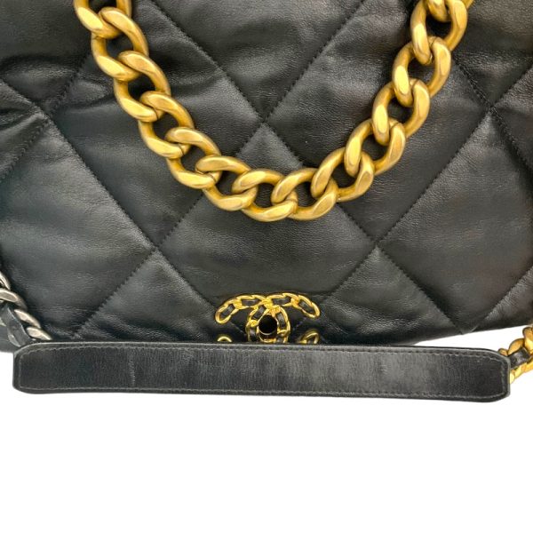 2300039330177 8 CHANEL Maxi Flap AS1162 BlackLambskin Shoulder Bag