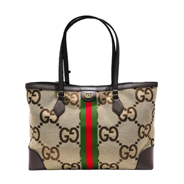 2300039330610 GUCCI Ophidia GG Medium Tote Brown GG Supreme Tote Bag