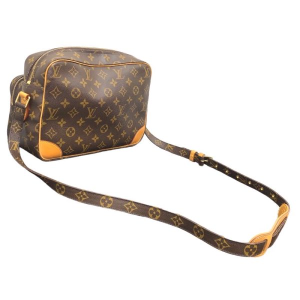 2300039389557 1 LOUIS VUITTON Nile M45244 Brown Monogram Shoulder Bag