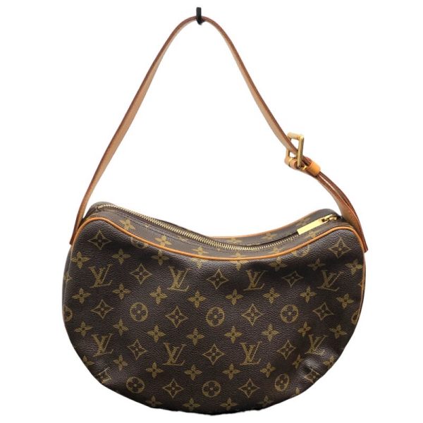 2300039389861 LOUIS VUITTON Croissant MM M51512 Brown Shoulder Bag