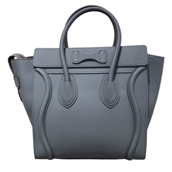 2300039399938 2 CELINE Luggage Micro Cole Calf Leather Handbag