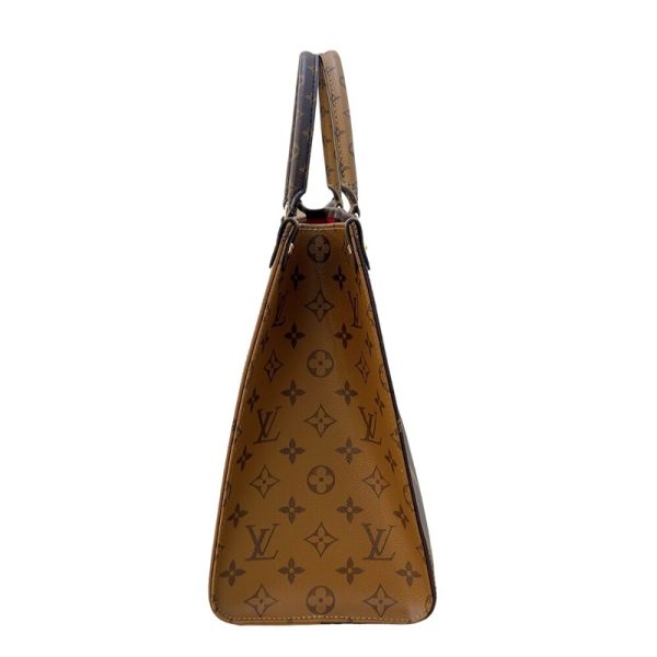 2300039418141 4 LOUIS VUITTON On the Go MM Brown Giant Reverse Handbag