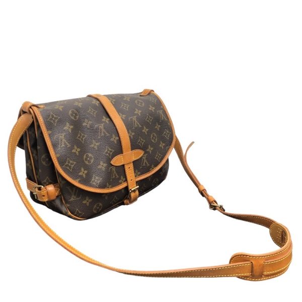 2300039480872 1 LOUIS VUITTON Saumur 30 M42256 Brown Shoulder Bag