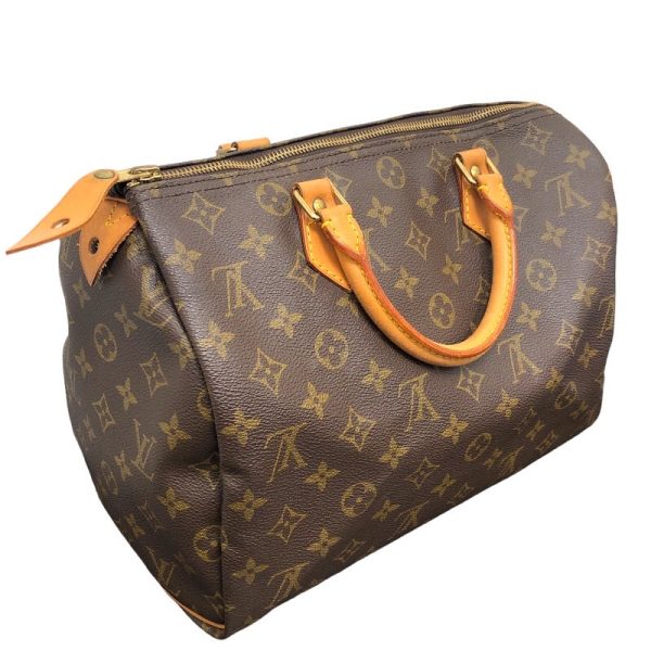 2300039481121 2 LOUIS VUITTON Speedy 30 M41526 Brown Monogram Handbag