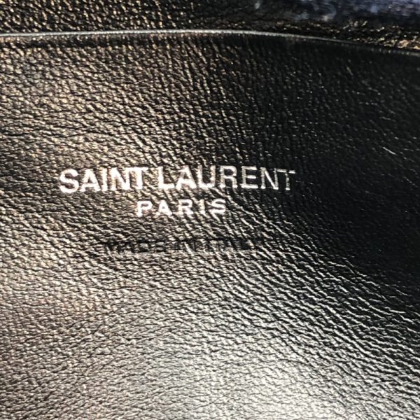 2300039595941 11 SAINT LAURENT Lou Mini Bag Black Grain Calf Shoulder Bag