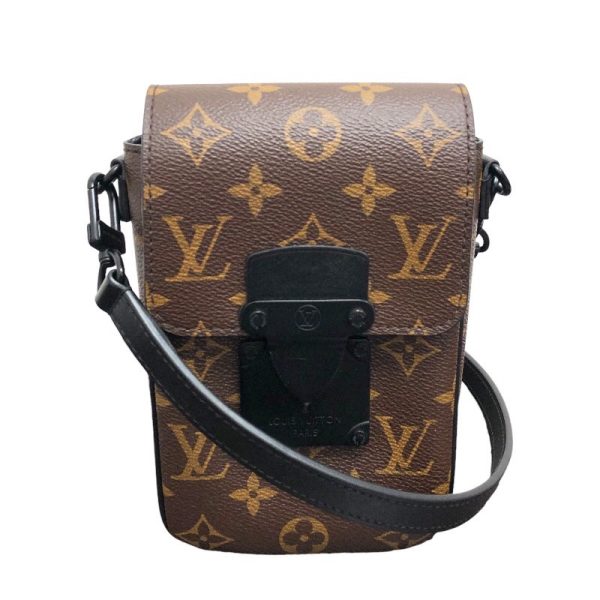 2300039596634 LOUIS VUITTON S lock Wearable Wallet Brown Macassar Shoulder Bag