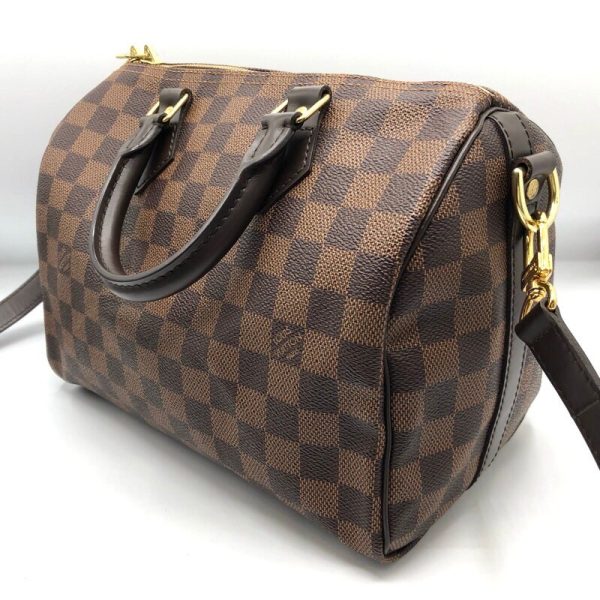 2300039597242 1 LOUIS VUITTON Speedy Bandouliere 25 Brown Damier Shoulder Bag