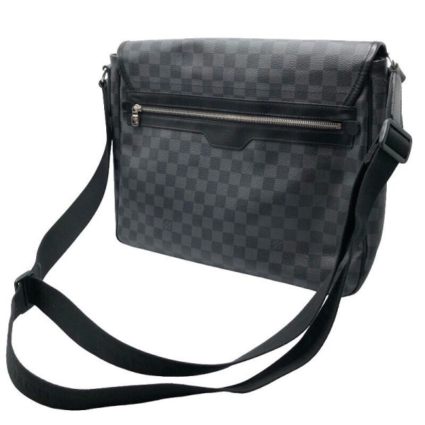 2300039597402 1 LOUIS VUITTON Daniel MM N58033 Black Graphite Shoulder Bag