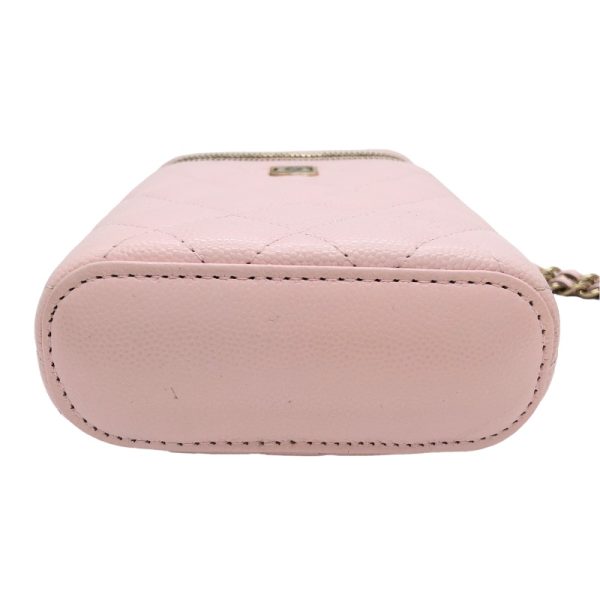 2300039598157 5 CHANEL small vanity case pink caviar skin shoulder bag