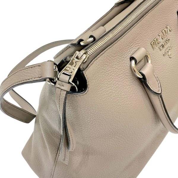 2300039612112 10 PRADA Vitello Phoenix Greige 2way Handbag