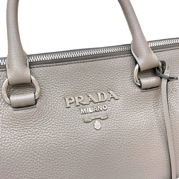 2300039612112 9 PRADA Vitello Phoenix Greige 2way Handbag