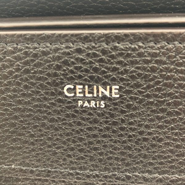 2300039612457 10 Celine Luggage Micro Shopper Black Calf Handbag