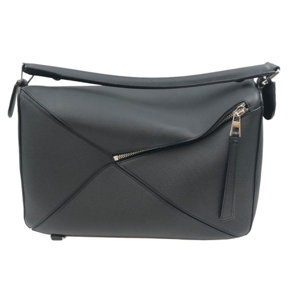 2300039612808 2 LOEWE Puzzle Bag Large Black Calf Handbag