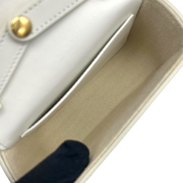 2300039716629 4 Celine Mini Triomphe Shoulder White Blue Red Shoulder Bag