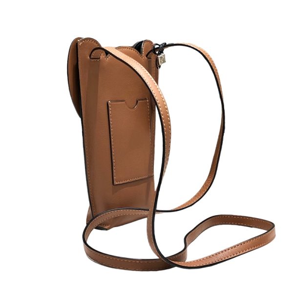 2300039744257 1 LOEWE Elephant Pocket Tan Calf Shoulder Bag