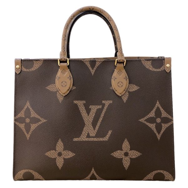 2300039745001 1 LOUIS VUITTON On the Go MM Brown Monogram Giant Handbag