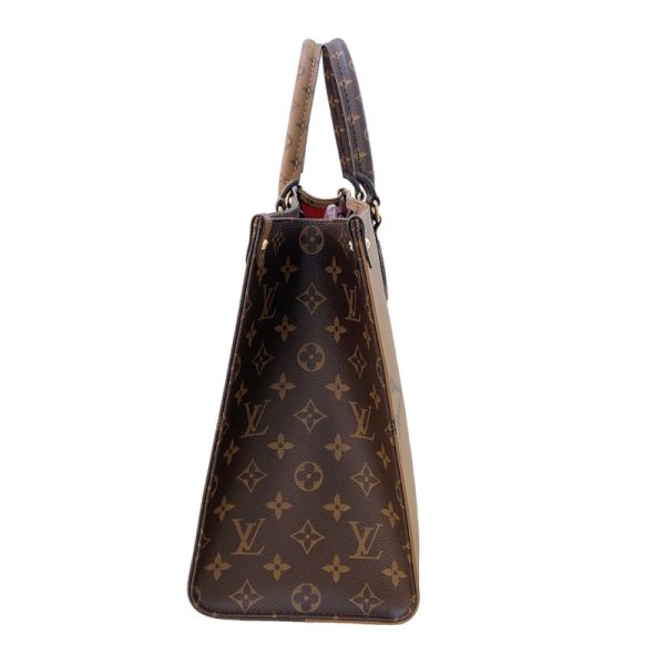 2300039745001 4 LOUIS VUITTON On the Go MM Brown Monogram Giant Handbag