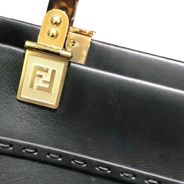 2300039745346 5 FENDI Sunshine Medium Black Tote Bag