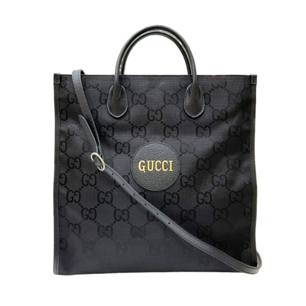 2300039751712 1 GUCCI Off the Grid 2way bag black GG nylon tote