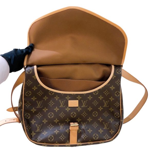 2300039765870 15 LOUIS VUITTON Saumur 35 M42254 Brown Shoulder Bag