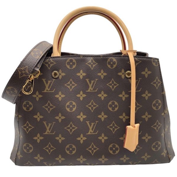 2300039796355 LOUIS VUITTON Montigne MM Brown shoulder bag