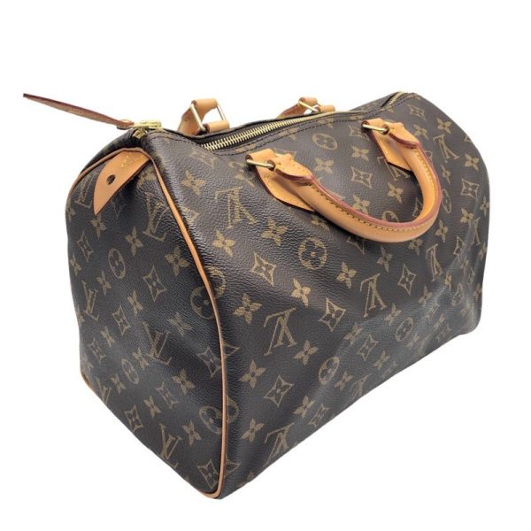 2300039797505 1 LOUIS VUITTON Speedy 30 Brown GD Handbag