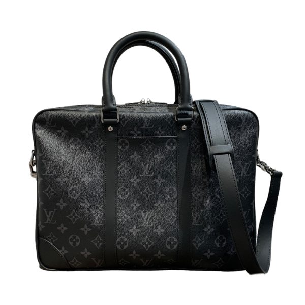 2300039798045 1 LOUIS VUITTON Porte Document Voyage Monogram Eclipse Bag