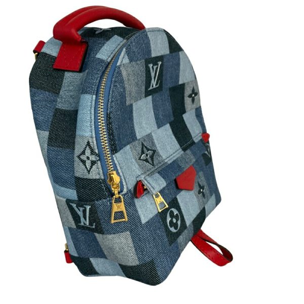 2300039798120 3 LOUIS VUITTON Palm Springs Backpack MINI Denim Monogram Rucksack