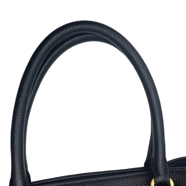 2300039815865 12 PRADA Vitello Dyno 2WAY tote bag Black Vitello