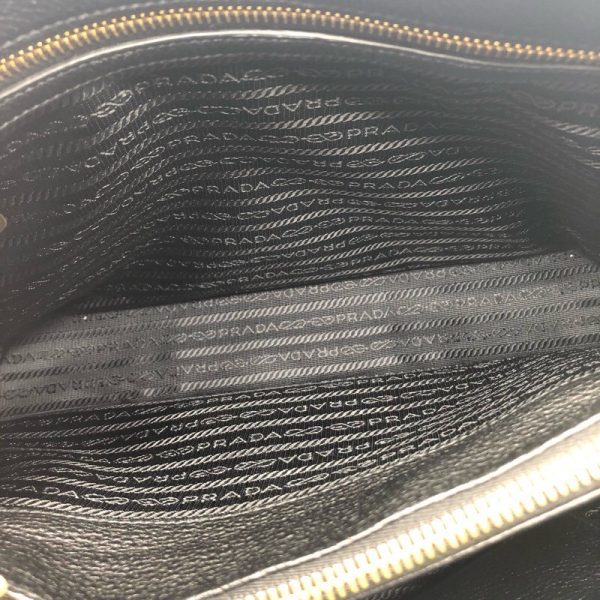 2300039815865 4 PRADA Vitello Dyno 2WAY tote bag Black Vitello