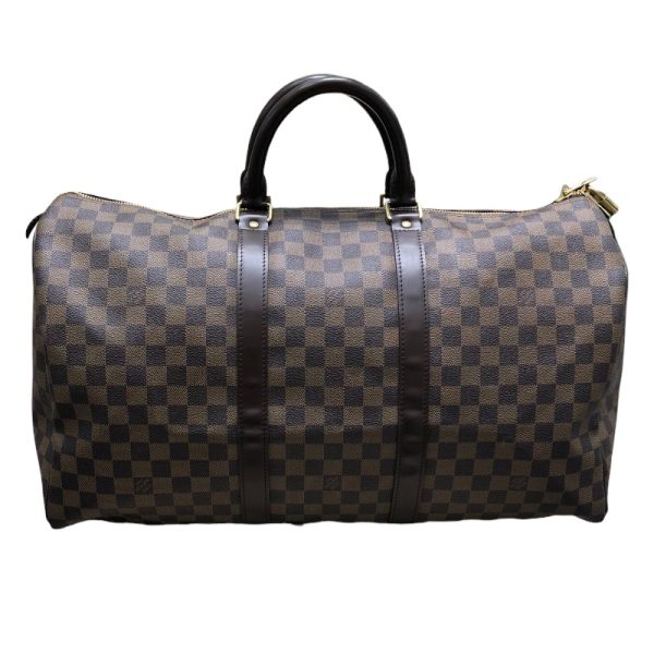 2300039816503 1 LOUIS VUITTON Keepall 50 N41427 Brown Damier Damier Bag