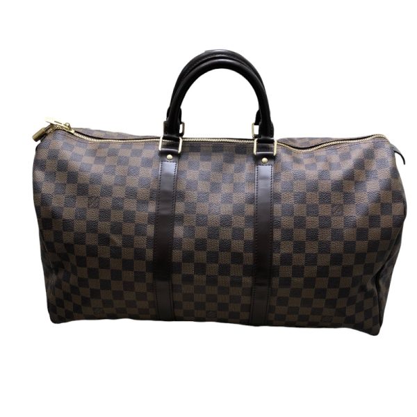 2300039816503 2 LOUIS VUITTON Keepall 50 N41427 Brown Damier Damier Bag