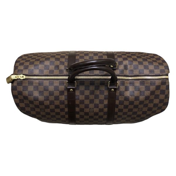 2300039816503 3 LOUIS VUITTON Keepall 50 N41427 Brown Damier Damier Bag