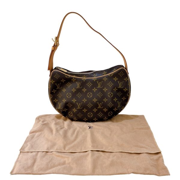 2300039820760 12 LOUIS VUITTON Croissant MM Brown Shoulder Bag