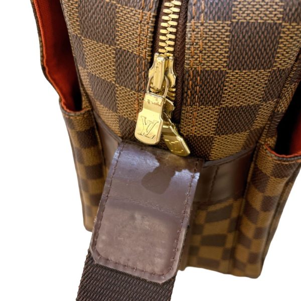 2300039821729 14 LOUIS VUITTON Naviglio N45255 Brown Damier Shoulder Bag