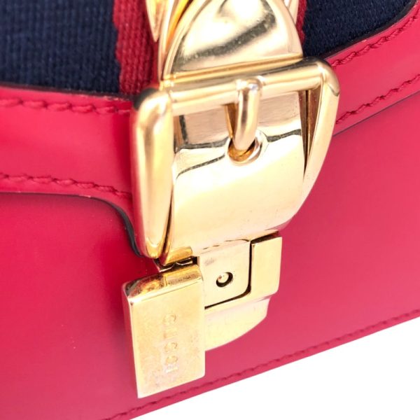 2300039822375 13 GUCCI Sylvie 421882 Hibiscus Red Shoulder Bag