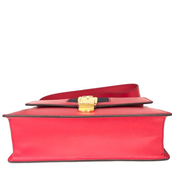 2300039822375 6 GUCCI Sylvie 421882 Hibiscus Red Shoulder Bag