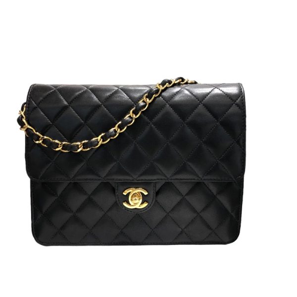 2300039828469 1 CHANEL Matelasse 22 Black Lamb Shoulder Bag