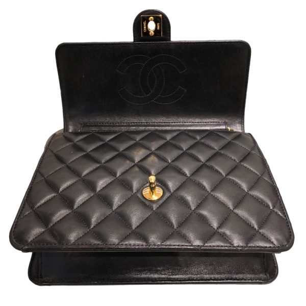 2300039828469 6 CHANEL Matelasse 22 Black Lamb Shoulder Bag