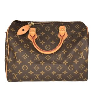 2300039829022 1 Louis Vuitton Lockit Handbag Monogram Canvas Brown