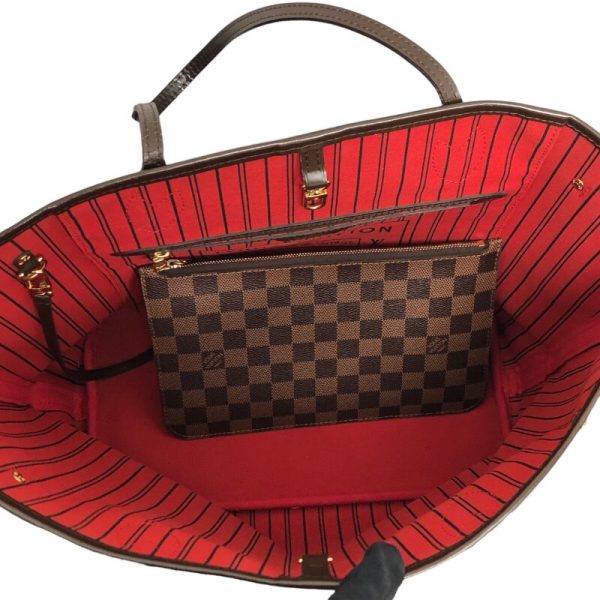 2300039829145 3 LOUIS VUITTON Neverfull MM Brown Damier Tote Bag