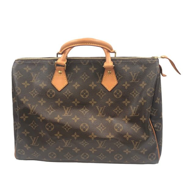 2300039875173 1 LOUIS VUITTON Speedy 35 M41524 Brown Monogram Handbag