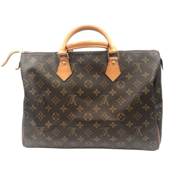 2300039875173 2 LOUIS VUITTON Speedy 35 M41524 Brown Monogram Handbag