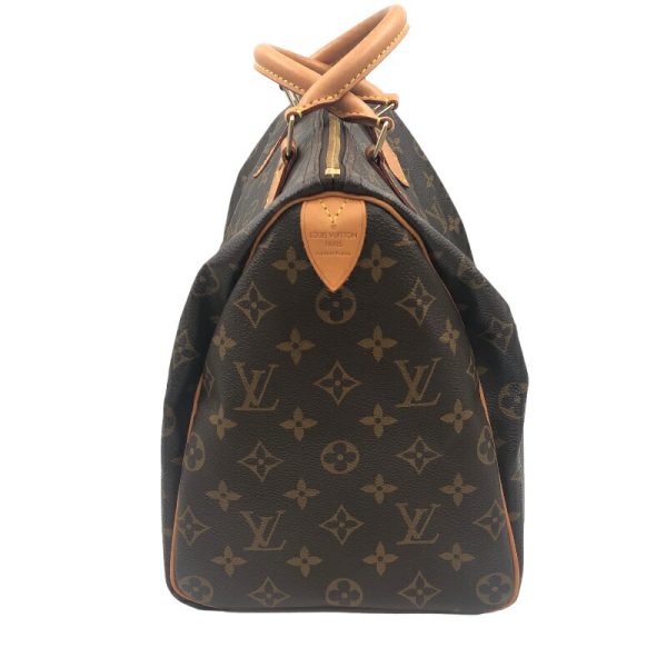 2300039875173 3 LOUIS VUITTON Speedy 35 M41524 Brown Monogram Handbag