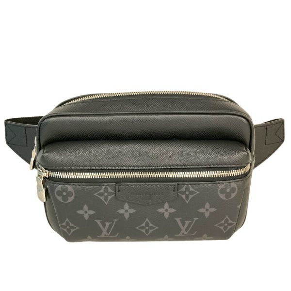 2300039875197 LOUIS VUITTON Bum Bag Outdoor Monogram Black Tigerama