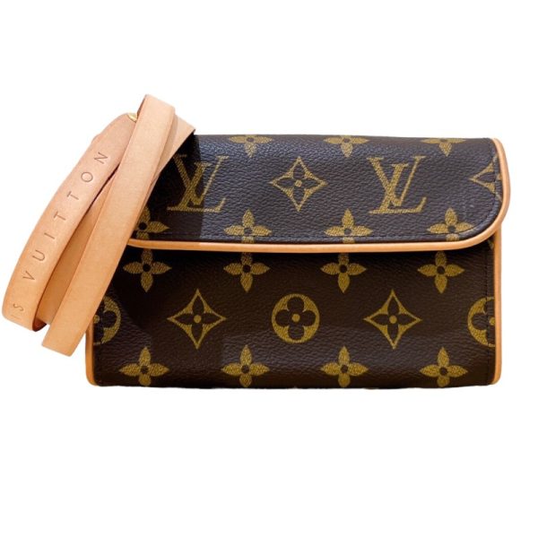 2300039894266 1 LOUIS VUITTON Pochette Florentine M51855 Brown Waist Bag