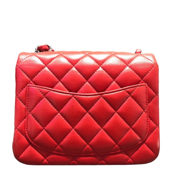 2300039894938 2 CHANEL Mini Matelasse 18 Red Calfskin Shoulder Bag