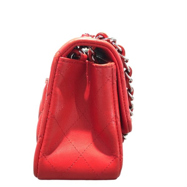 2300039894938 4 CHANEL Mini Matelasse 18 Red Calfskin Shoulder Bag